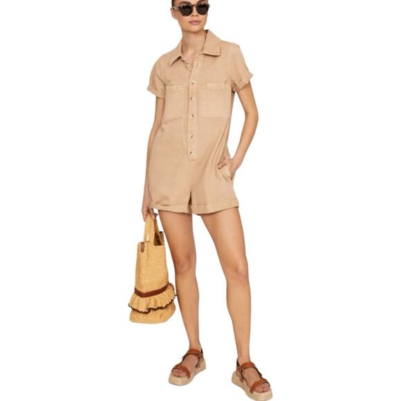 Show Me Your MuMu Pants - Show Me Your MuMu NWTs Ranger Romper size XL Tan Safari